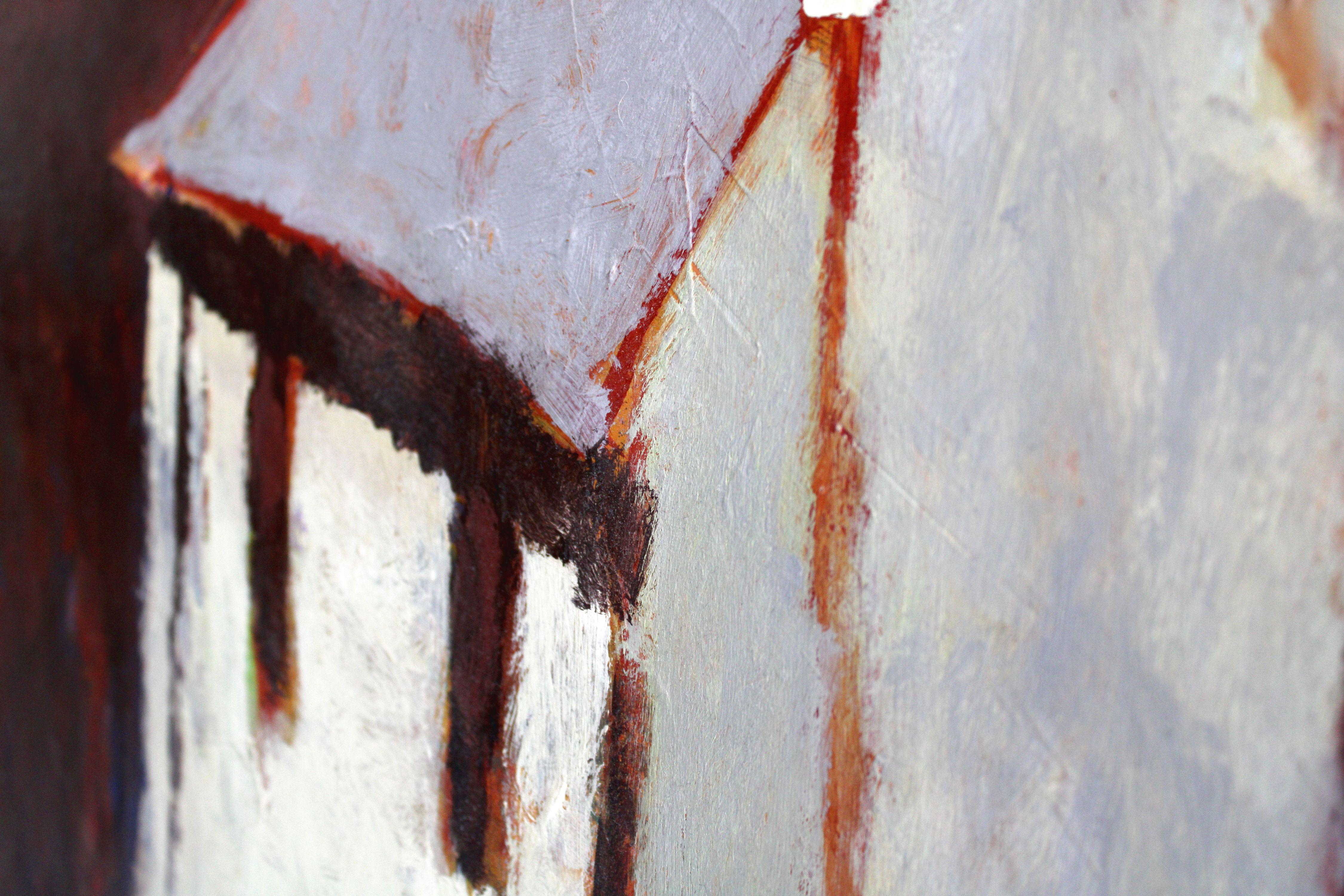 Ciudad vieja. 2008, lienzo, acrílico, 100x120 cm en venta 2