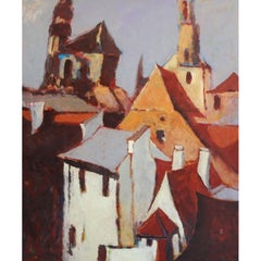 Old town. 2008, canvas, acrylic, 100x120 cm
