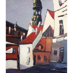 Old town. 2008, canvas, acrylic, 100x120 cm