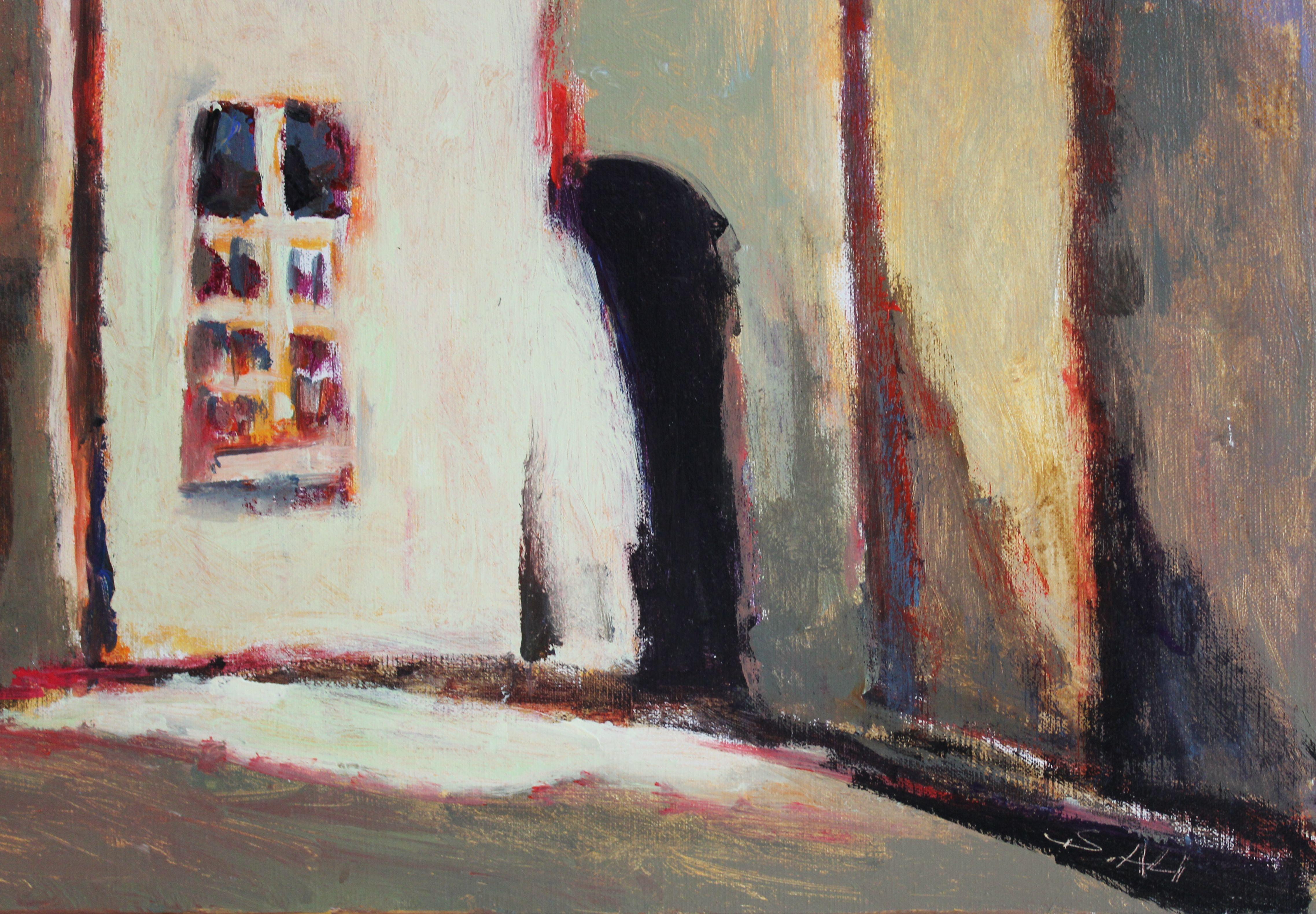 Townes. 2008, tela, acrilico, 90x60 cm - Painting di Shamsi Ali