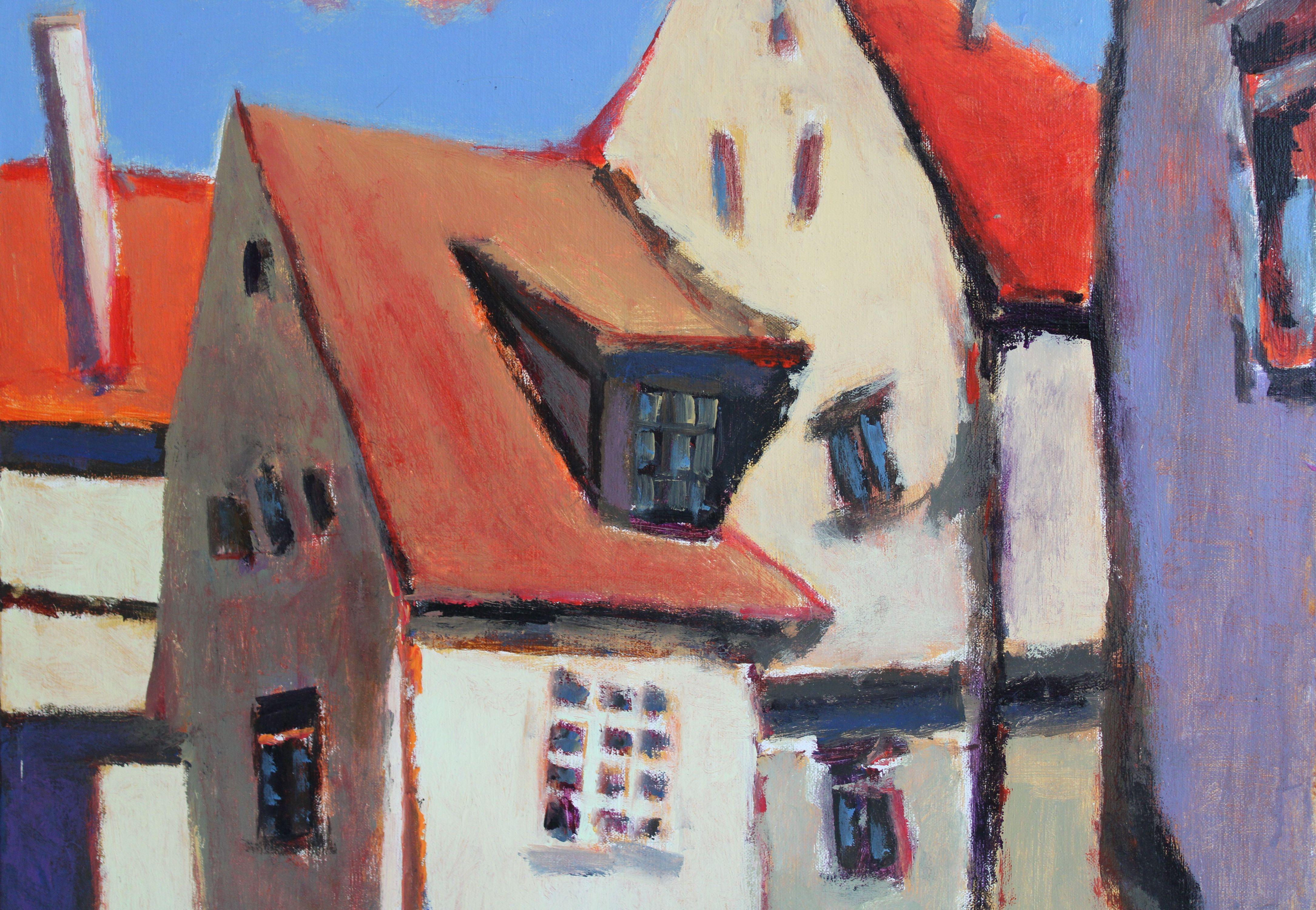 Townes. 2008, tela, acrilico, 90x60 cm - Painting Impressionismo di Shamsi Ali