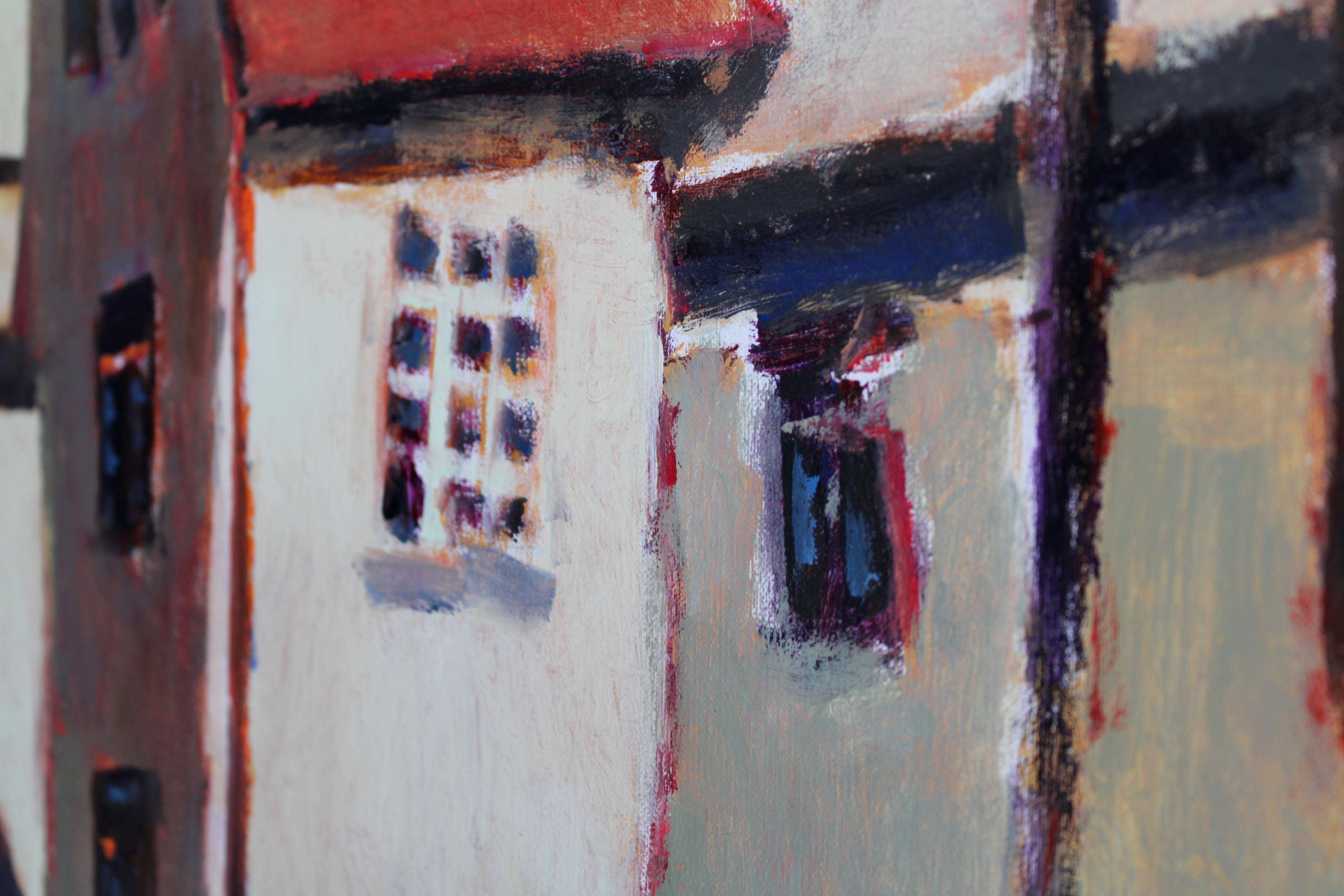 Townes. 2008, tela, acrilico, 90x60 cm in vendita 1