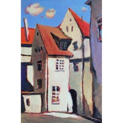 Ciudad vieja. 2008, lienzo, acrílico, 90x60 cm