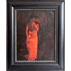 El primer beso 2008, lienzo, acrílico, 56x50 cm