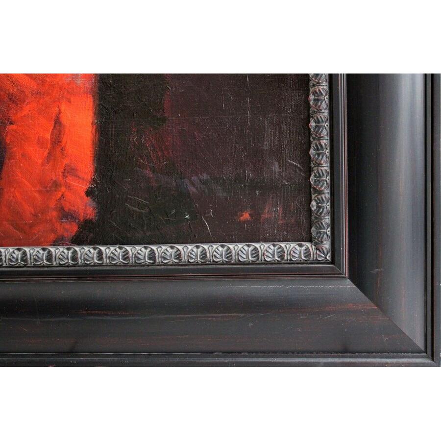 The first kiss. 2008, Leinwand, Acryl, 56x50 cm (Braun), Figurative Painting, von Shamsi Ali
