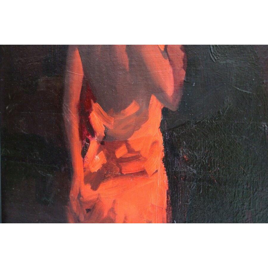 The first kiss. 2008, Leinwand, Acryl, 56x50 cm im Angebot 1