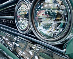 "1964 Pinehurst Pontiac GTO, " Acrylic painting