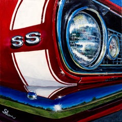 ""1967 Chevrolet Camaro SS", peinture à l'acrylique