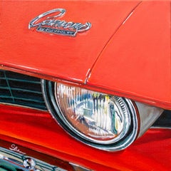 "1969 Chevrolet Camaro SS - Hugger Orange" by Shan Fannin, Acrylic Painting
