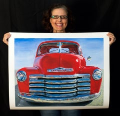 "Camion Chevrolet del 1951" (2021) di Shan Fannin, Stampa Giclée in edizione limitata