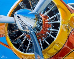 "1958 De Havilland Canada DHC-2 Beaver" (2021) Impresión Giclée de Edición Limitada