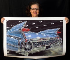 "1959 Cadillac El Dorado" (2021) By Shan Fannin, Limited Edition Giclée Print