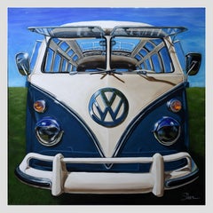 "1967 Volkswagen Samba/Kombi Bus" par Shan Fannin, impression giclée en édition limitée