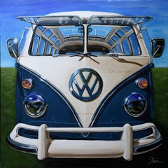 "Volkswagen Samba/Kombi Bus del 1967" di Shan Fannin, stampa giclée in edizione limitata