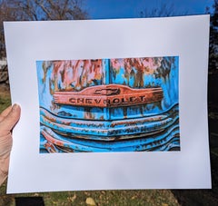 "Verrosteter Ruhm (Chevy Truck)" Giclée-Druck in limitierter Auflage