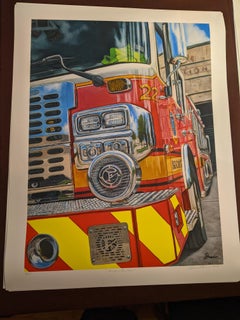 „Semper Paratus (Firetruck-First Responders Tribute)“ Druck in limitierter Auflage