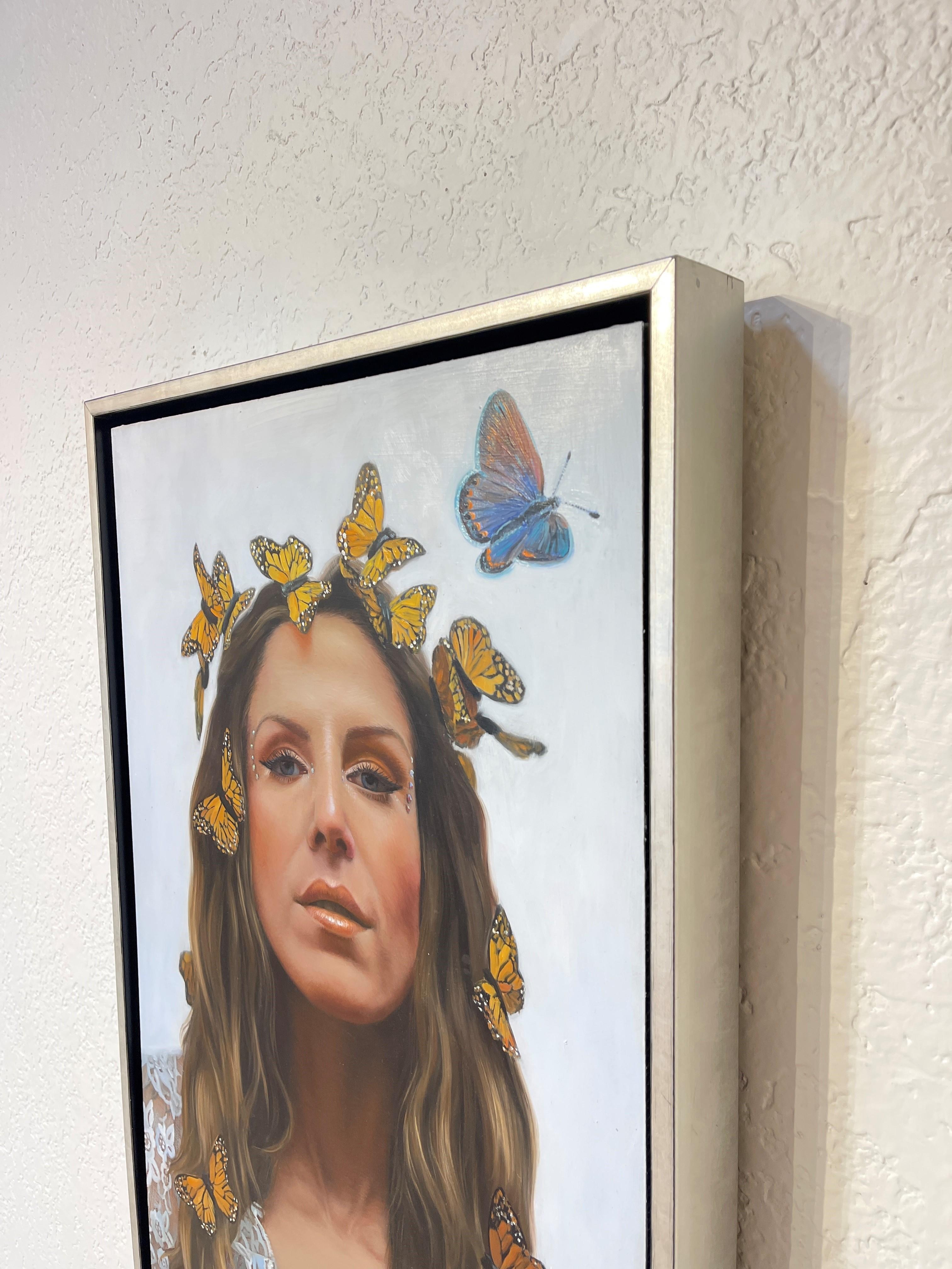 „Rare“ (2023) von Shana Levenson, Original-Ölgemälde, Selbstporträt im Angebot 2