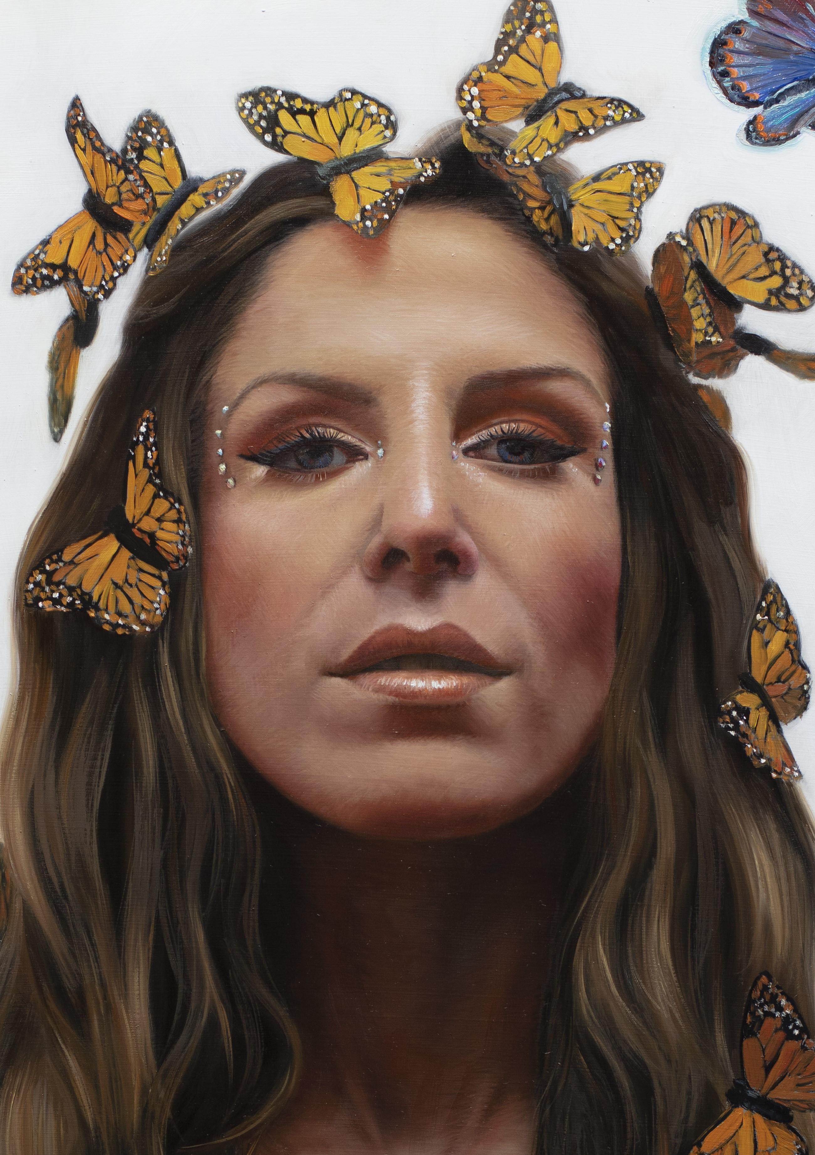„Rare“ (2023) von Shana Levenson, Original-Ölgemälde, Selbstporträt im Angebot 3