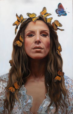 "Rare" (2023) by Shana Levenson, Original Oil Painting, Self Portrait