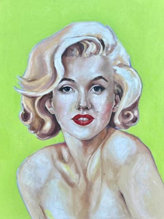 "Marilyn Monroe" di Shana Wilson - Ritratto realistico di Marilyn Monroe ad olio