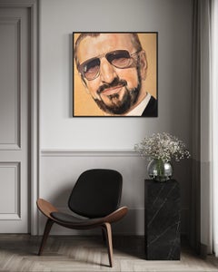 "Ringo Starr" - Contemporary Realism Celebrity Portrait Painting of Ringo Starr