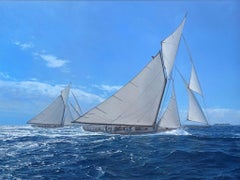 Columbia vs Defender au large d
Oyster Bay