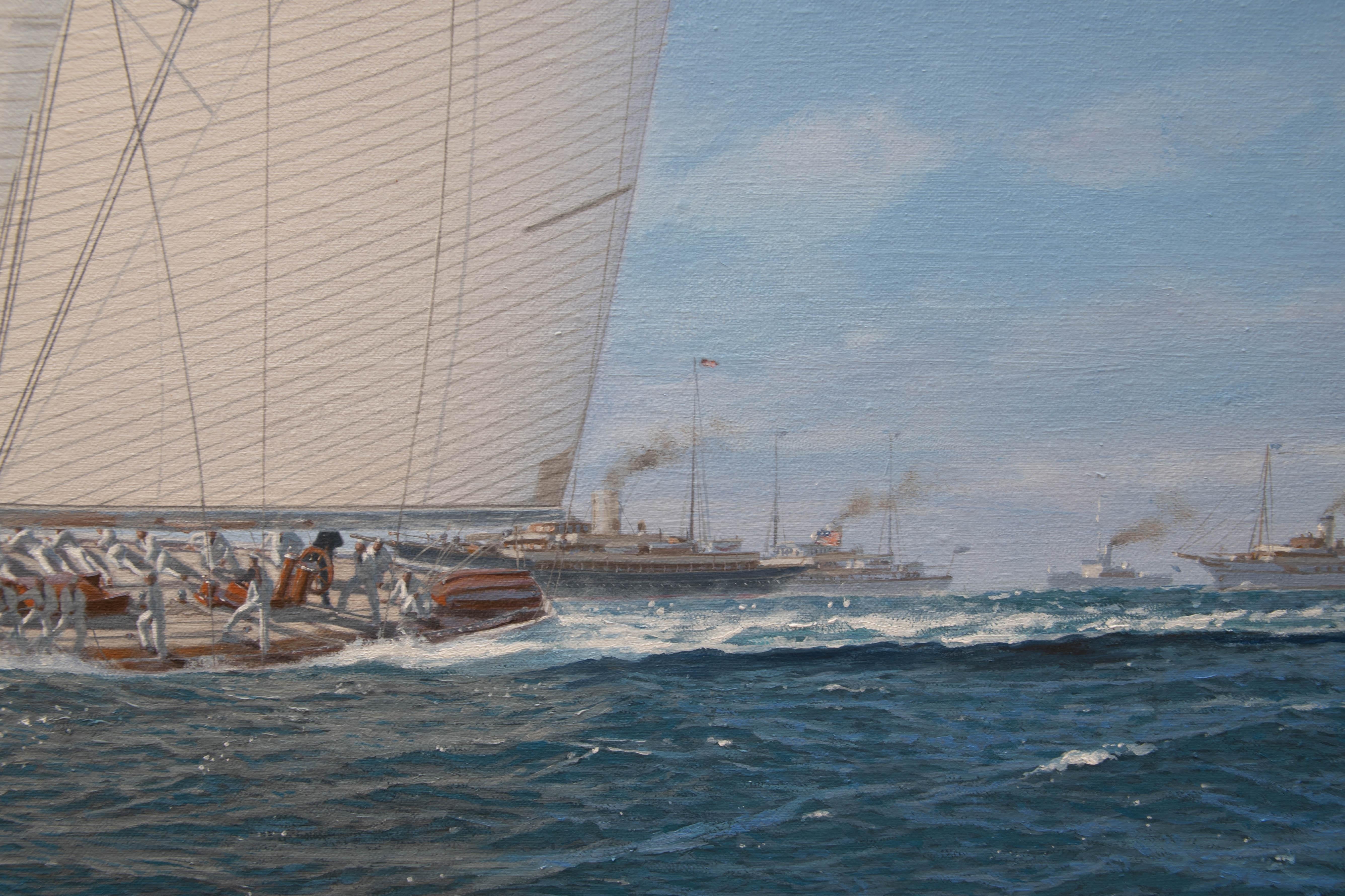 Una salida reñida, regata de la Copa América de 1930 en venta 2
