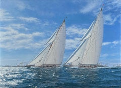 A Close Start, 1930 America's Cup Race