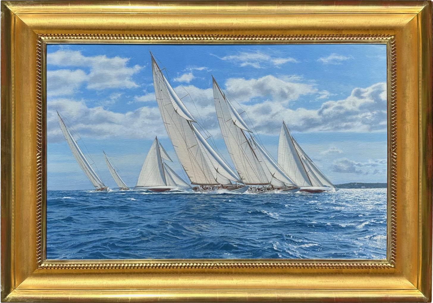Nacimiento de la Clase J, Long Island Sound - Painting de Shane Michael Couch