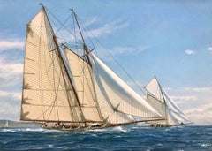 Yachts Racing off Newport, 1911