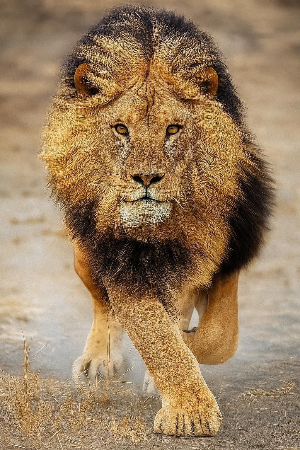 48x36 Color Lion Photography Print  "Panthera Leo" 1stDibs Exclusive Signed Art