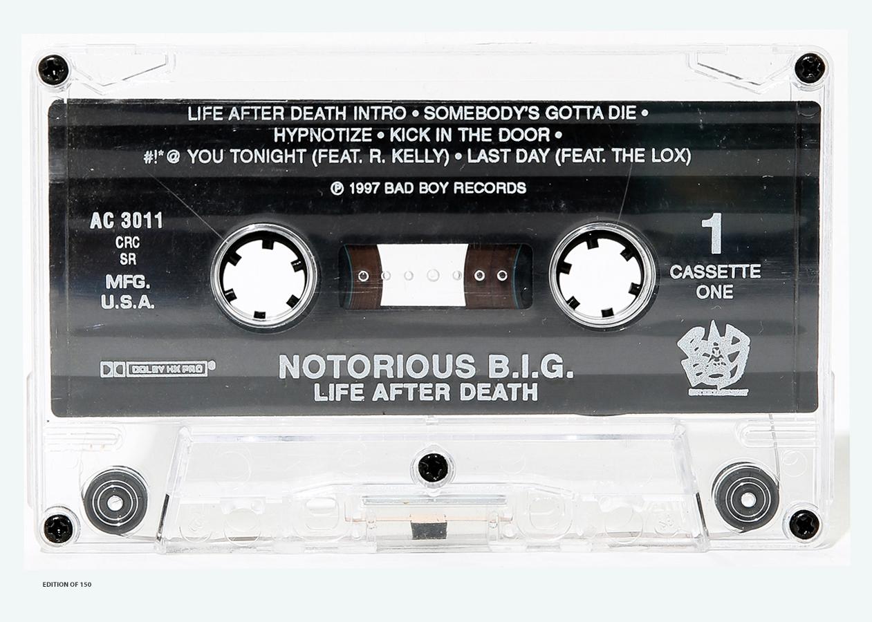 Shane Russeck Color Photograph - NOTORIOUS B.I.G. LIFE AFTER DEATH CASSETTE Tape THE ICONS Poster Photography