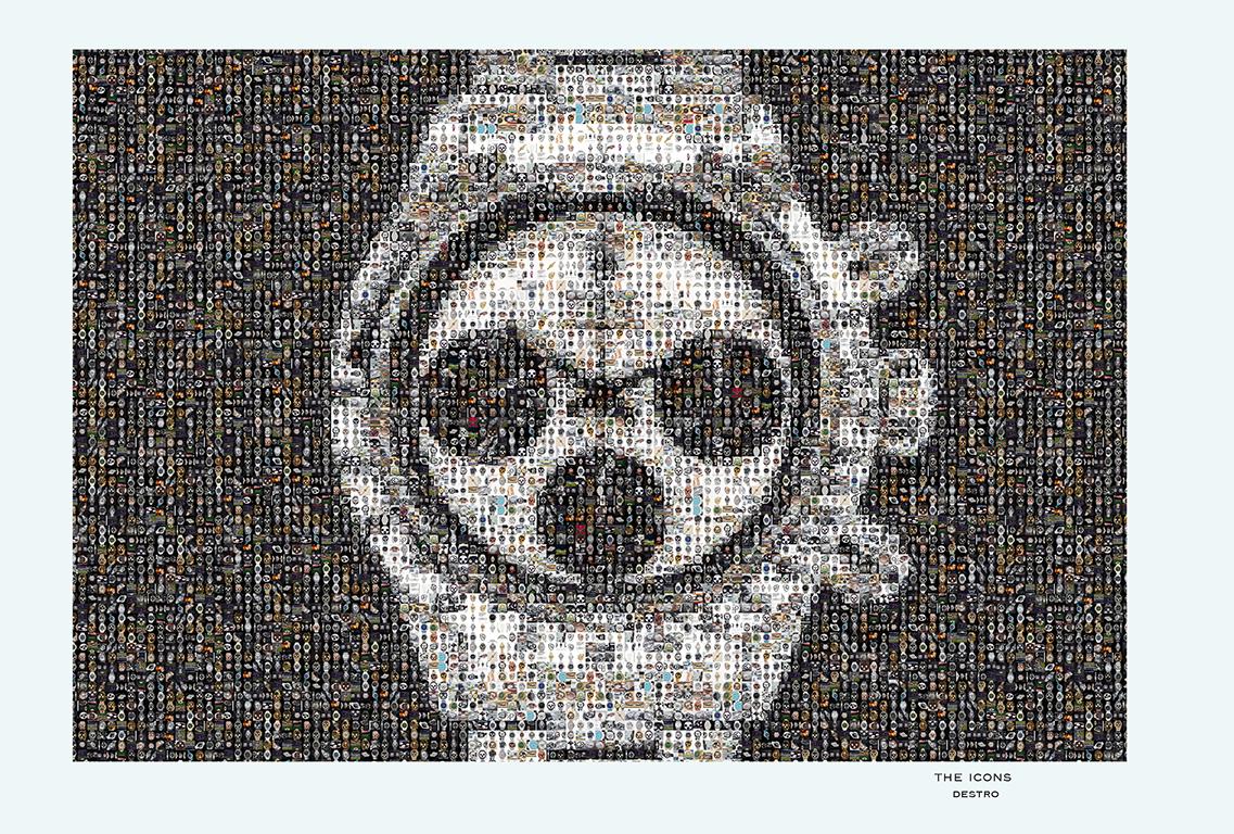 Shane Russeck Color Photograph – THE ICONS Ausstellungsposter- ROLEX DAYTONA 6263 NEWMAN PHOTOMOSAIC PHOTOGRAPHY