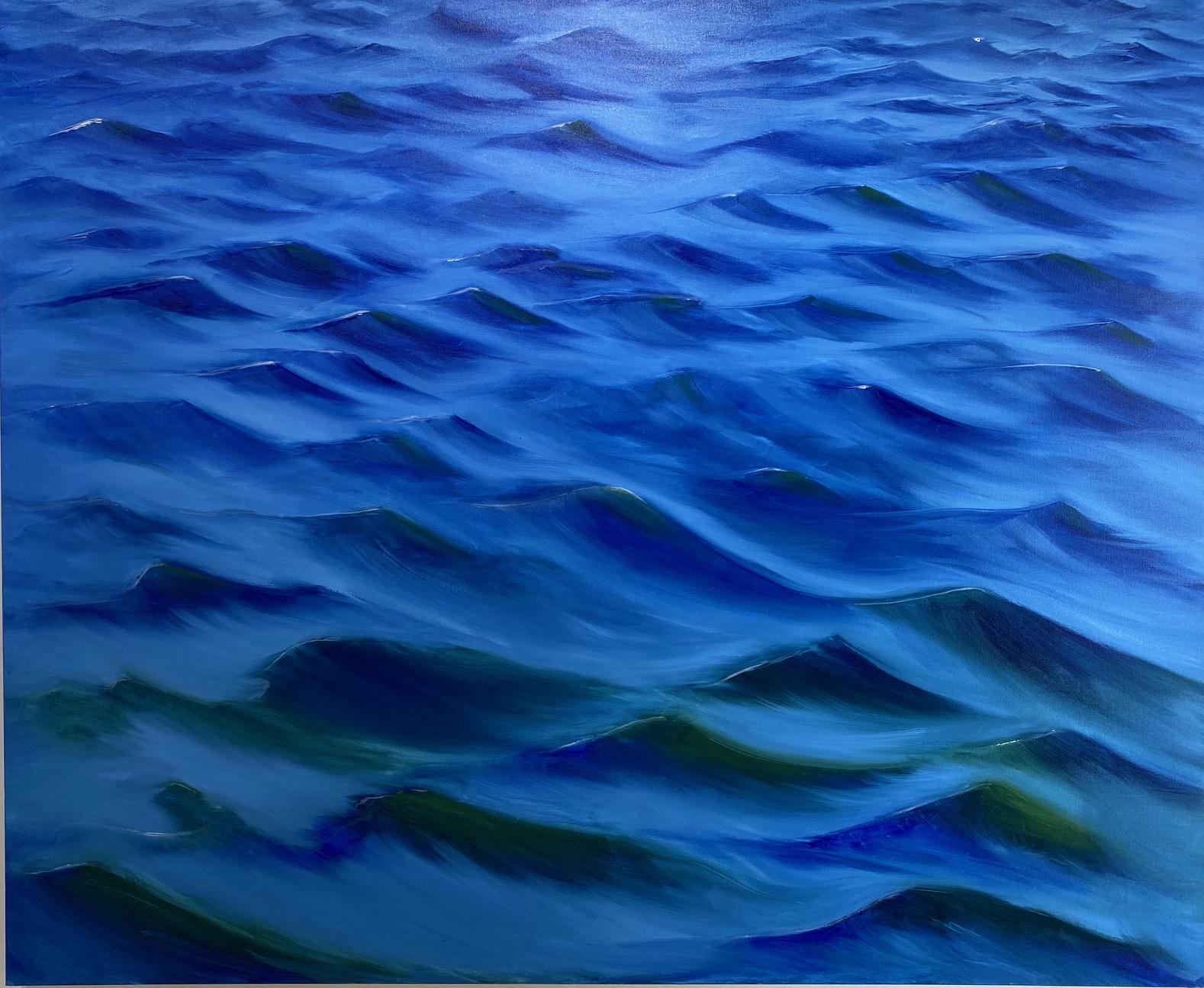 Shane Townley Landscape Painting - "Ocean" Water Contemporary Painting