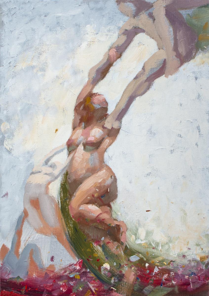 Shane Wolf Nude Painting – Ecce Gratum: 1/6 Maßstab Maquette 2