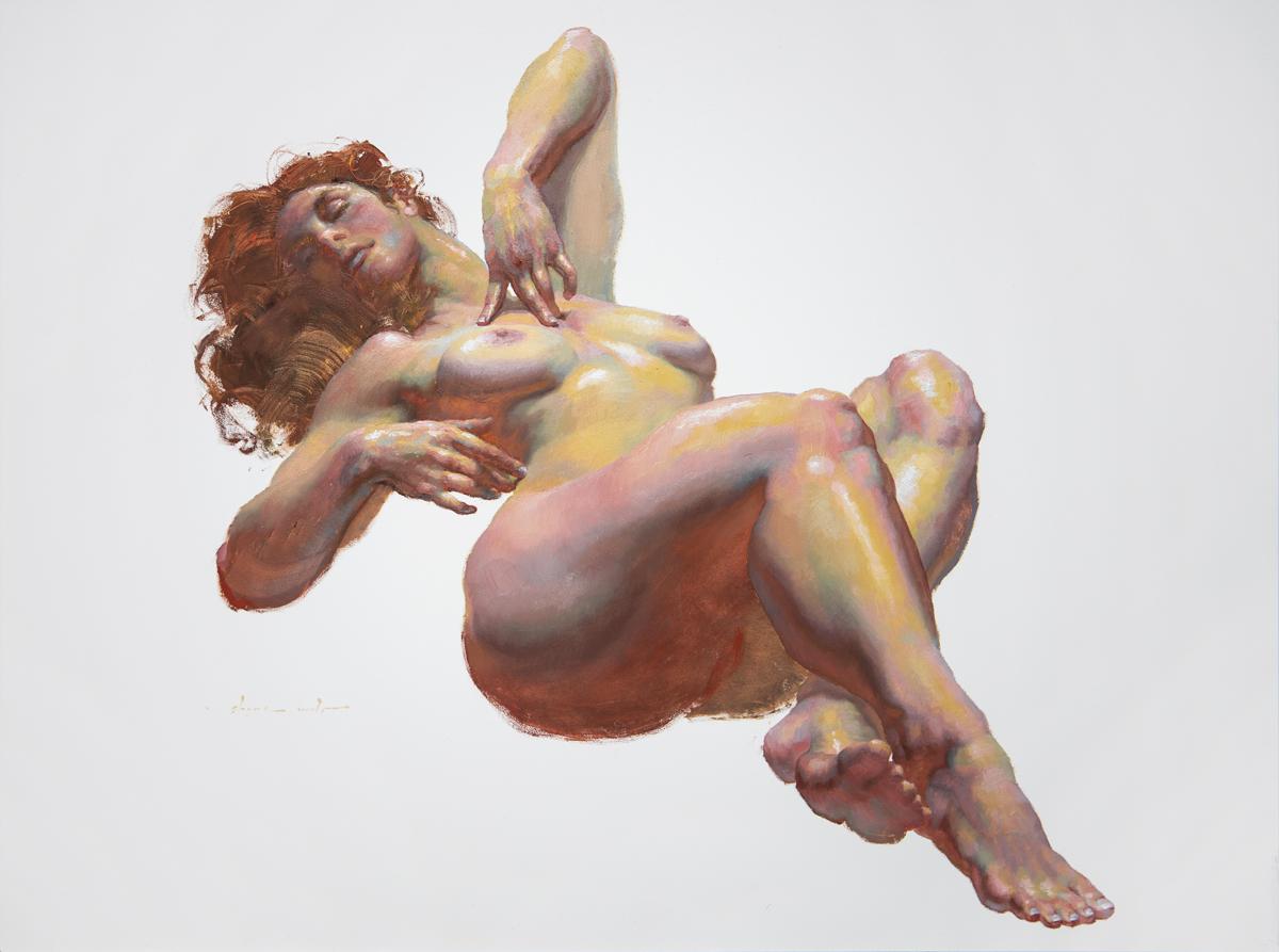 Shane Wolf Nude Painting - Flore