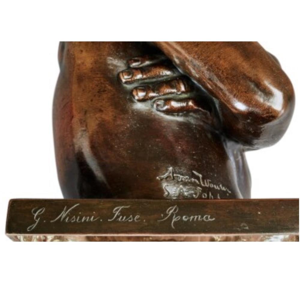 Shangaan Bronze Bust by Anton van Wouw, 1907 For Sale 3