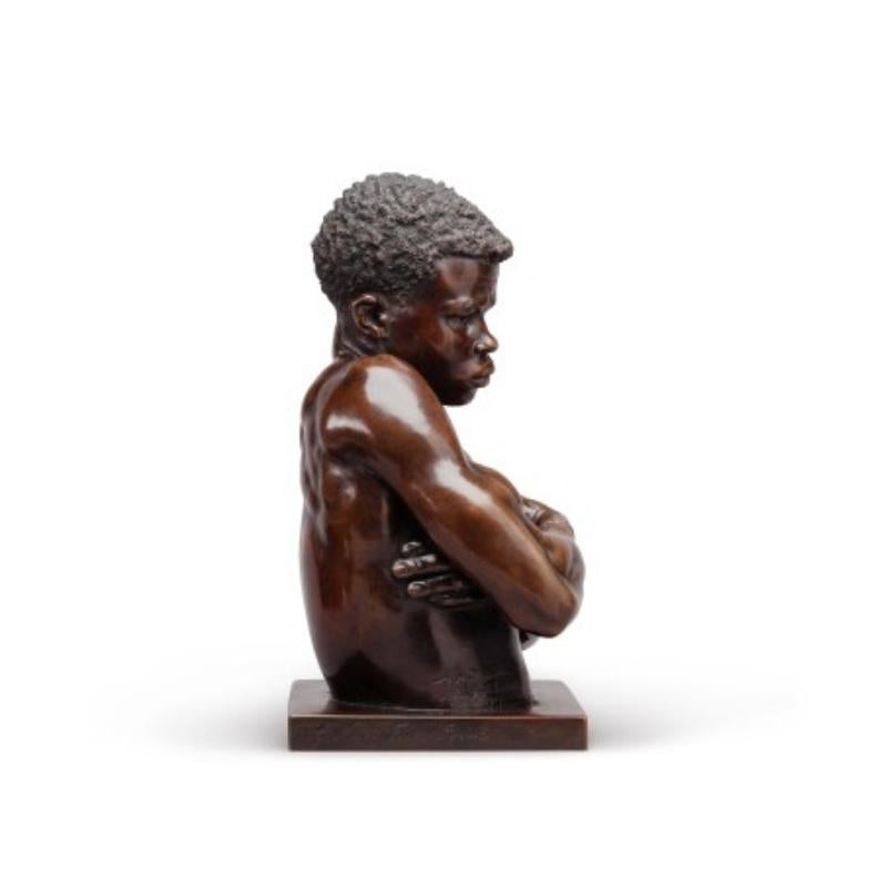 Shangaan-Bronzebüste von Anton van Wouw, 1907 - Mächtiges Porträt (Niederländisch) im Angebot