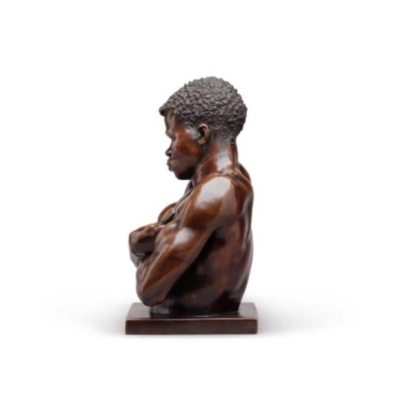 Shangaan-Bronzebüste von Anton van Wouw, 1907 - Mächtiges Porträt im Zustand „Gut“ im Angebot in London, GB