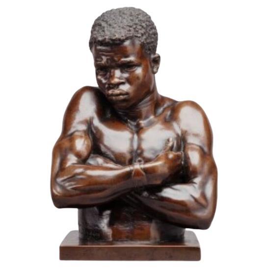 Shangaan-Bronzebüste von Anton van Wouw, 1907 - Mächtiges Porträt im Angebot