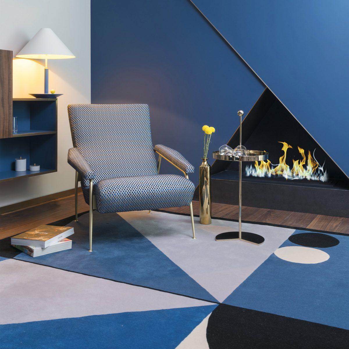 Hand-Crafted Shangai by Night N°1 Rug by Thomas Dariel For Sale