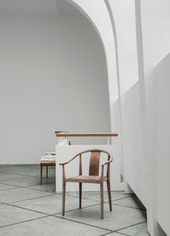 'Shanghai' Chair by Norr11, Light Smoked Oak, Papercord Natural
