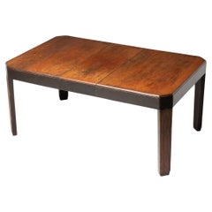 Shanghai Deco Chinese Reeded Leg Dining Table, c. 1930s