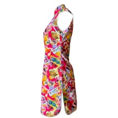 SHANGHAI TANG Graphic Pop Art Cheongsam Rare Y2K Collector Piece 4