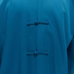 SHANGHAI TANG silky Chinese qipao button mandarin collar dolman jacket IT46 S