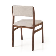 Shanghai White & Walnut Chair
