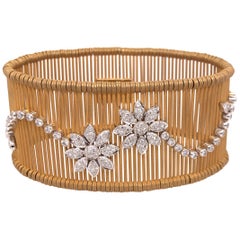Shanghai Yellow Gold and Diamond Bracelet