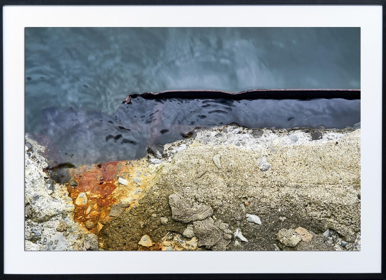 Kingston Floodwater 1/8 - abstracted landscape, color photography, giclée print - Photograph by Shani Mootoo