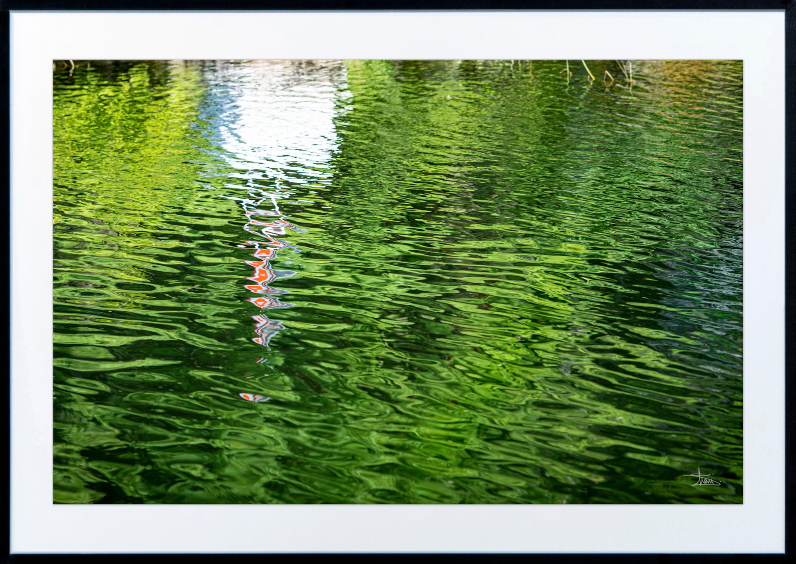 Lake Opinicon 1/8 - abstracted landscape, color photography, giclée print - Photograph by Shani Mootoo