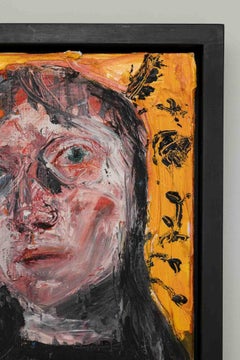 Flocage jaune indien, dessus noir